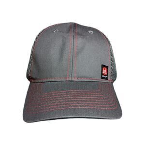 Jack In The Box Hat Cap Grey Employee Mesh Trucker Fast Food Employee Gag Gift